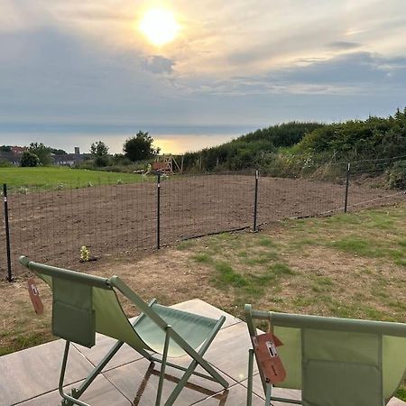 En Famille Ou Amis Avec La Mer Équihen-Plage Extérieur photo