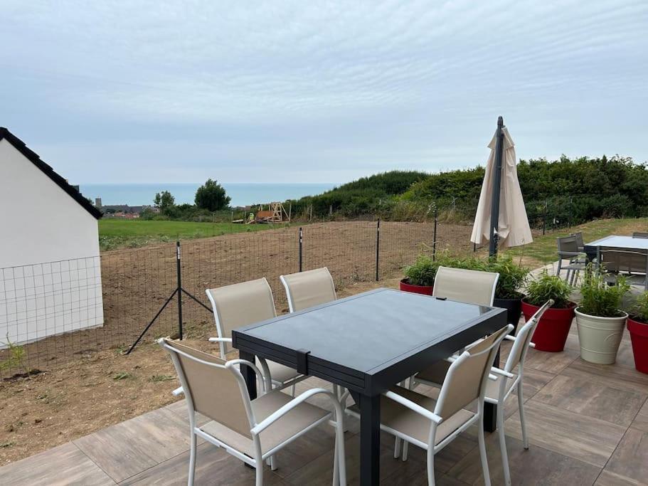 En Famille Ou Amis Avec La Mer Équihen-Plage Extérieur photo