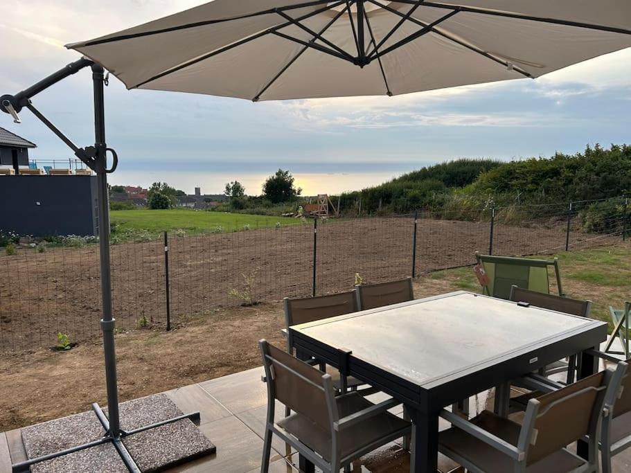 En Famille Ou Amis Avec La Mer Équihen-Plage Extérieur photo