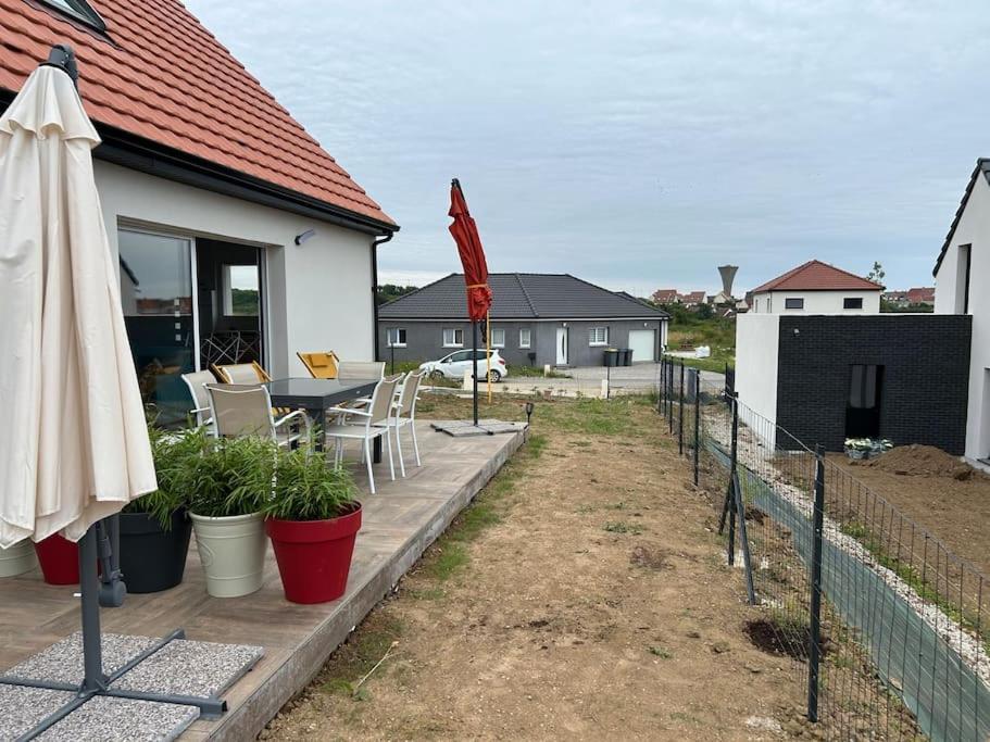 En Famille Ou Amis Avec La Mer Équihen-Plage Extérieur photo