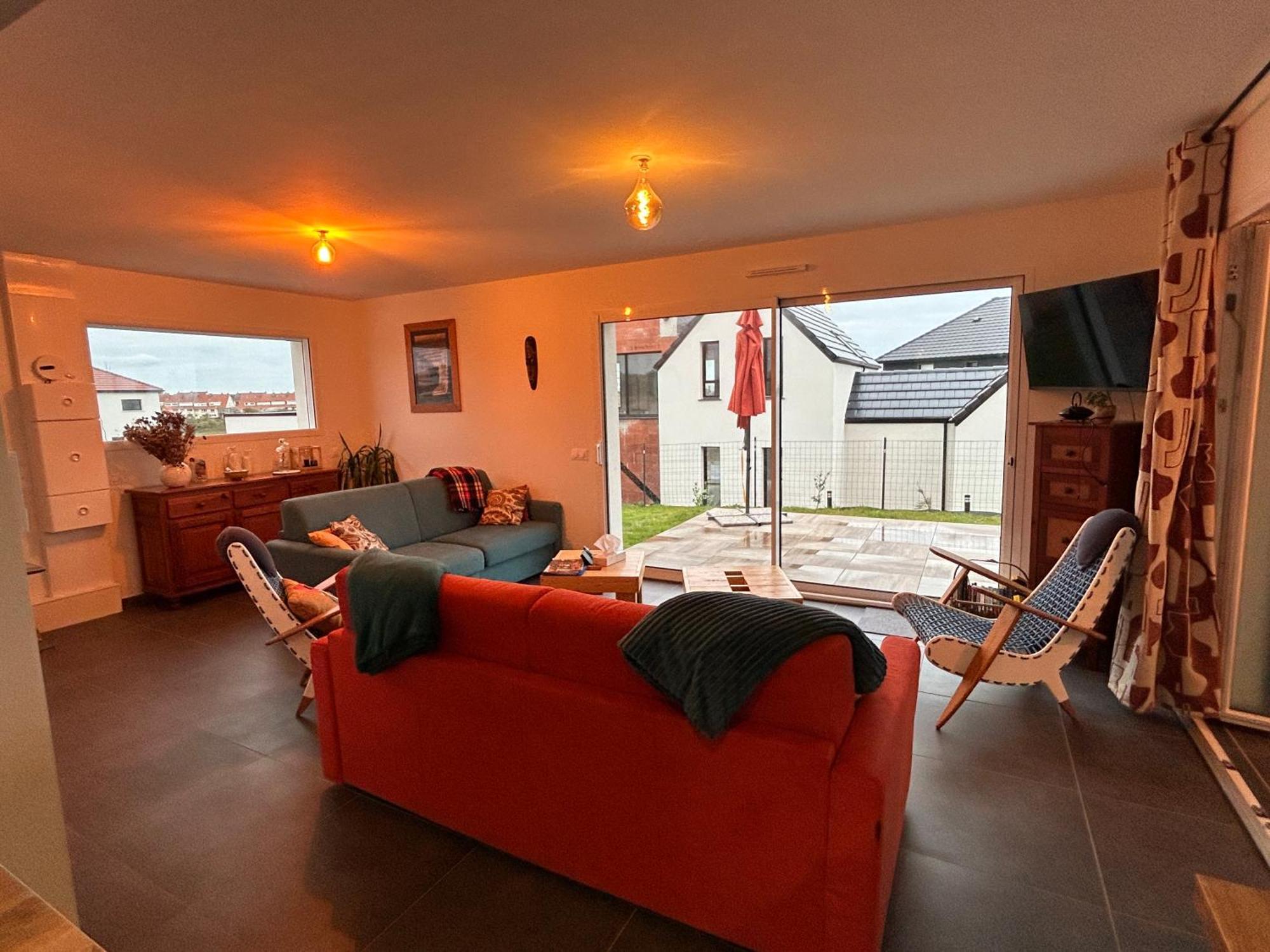 En Famille Ou Amis Avec La Mer Équihen-Plage Extérieur photo